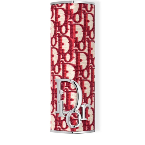 Dior Other - Dior Addict Shine Lipstick Case Limited Edition Burgundy Oblique
